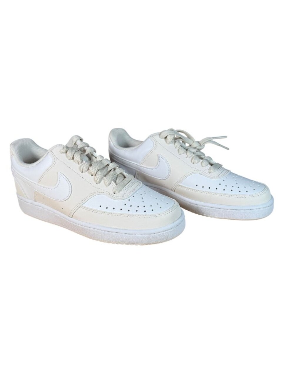 Nike Court Vision Low Sneakers White Cream Size  US 7.5 Women's